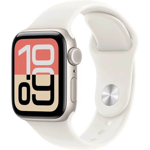 Apple Watch SE 3 GPS + Cellular 40mm Aluminiumgehäuse Sport Band Polarstern M/L Apple Watch SE 3 GPS + Cellular 40mm Aluminiumgehäuse Sport Band Polarstern M/L