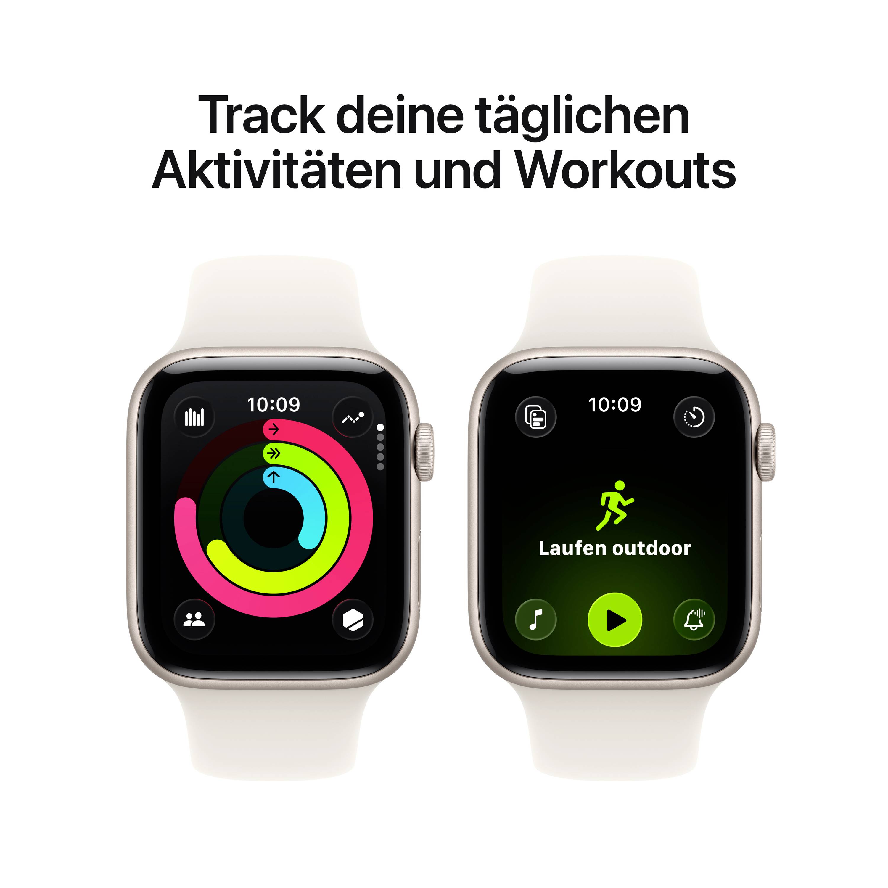 Apple Watch SE 3 GPS + Cellular 44 mm Aluminiumgehäuse Sport Band Starlight S/M