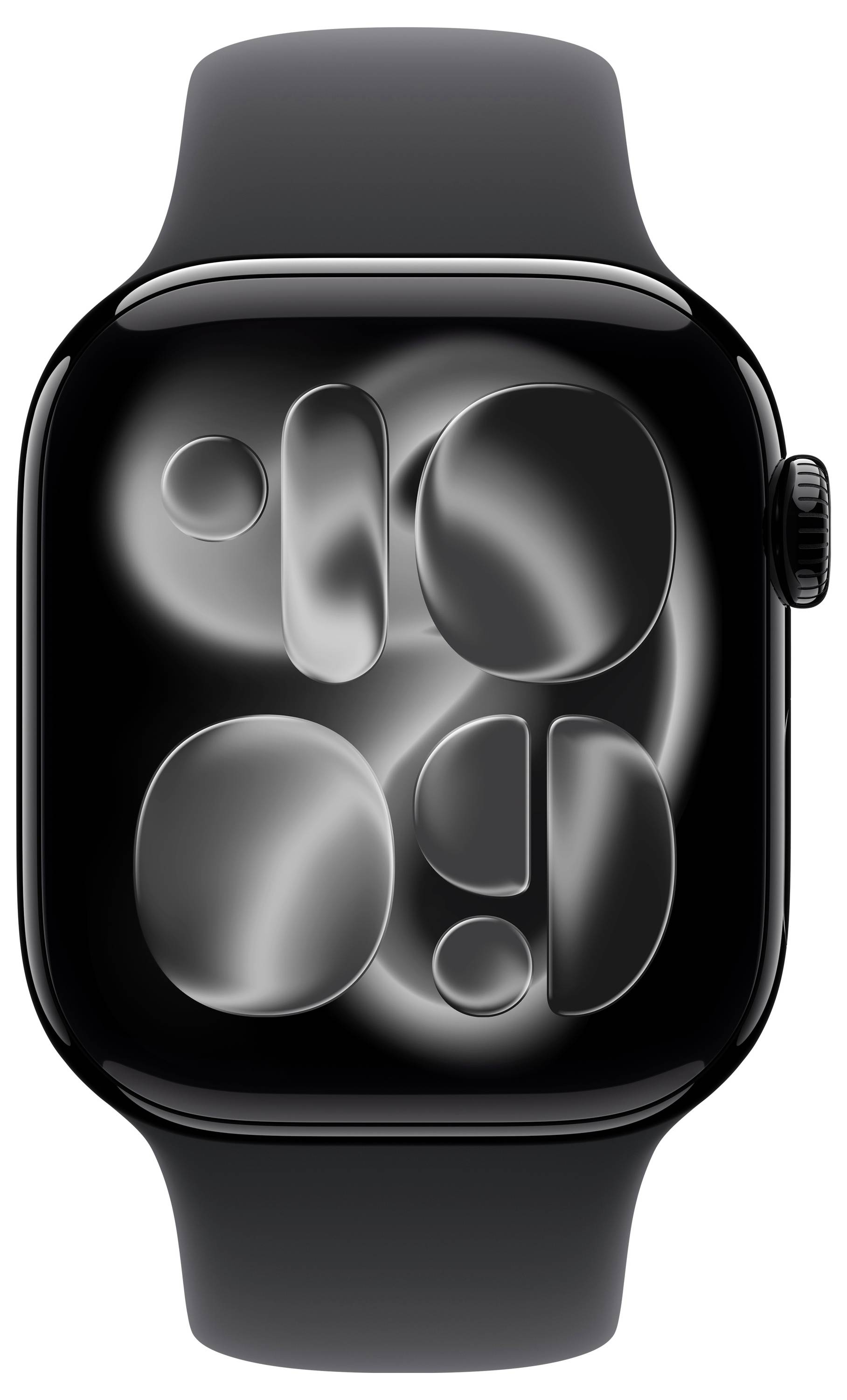 Apple Watch Series 11 GPS 42mm Aluminiumgehäuse Sport Band Schwarz M/L