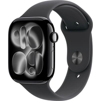 Apple Watch Series 11 GPS 46mm Aluminiumgehäuse Sport Band Schwarz M/L Apple Watch Series 11 GPS 46mm Aluminiumgehäuse Sport Band Schwarz M/L
