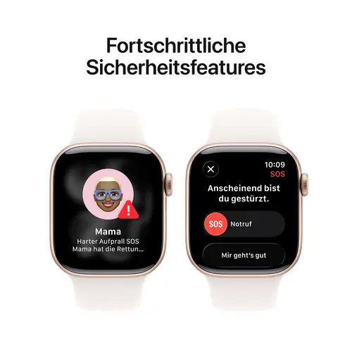 Apple Watch Series 11 GPS 46mm Aluminiumgehäuse Sport Band Blassrosa S/M Apple Watch Series 11 GPS 46mm Aluminiumgehäuse Sport Band Blassrosa S/M
