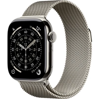 Apple Watch Series 11 GPS + Cellular 42mm Titangehäuse Milanese Loop Natur M/L Apple Watch Series 11 GPS + Cellular 42mm Titangehäuse Milanese Loop Natur M/L