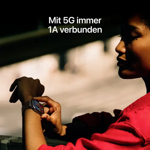 Apple Watch Series 11 GPS + Cellular 42mm Titangehäuse Sport Band Schwarz M/L Apple Watch Series 11 GPS + Cellular 42mm Titangehäuse Sport Band Schwarz M/L