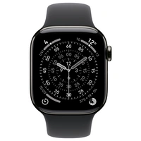 Apple Watch Series 11 GPS + Cellular 42mm Titangehäuse Sport Band Schwarz M/L Apple Watch Series 11 GPS + Cellular 42mm Titangehäuse Sport Band Schwarz M/L