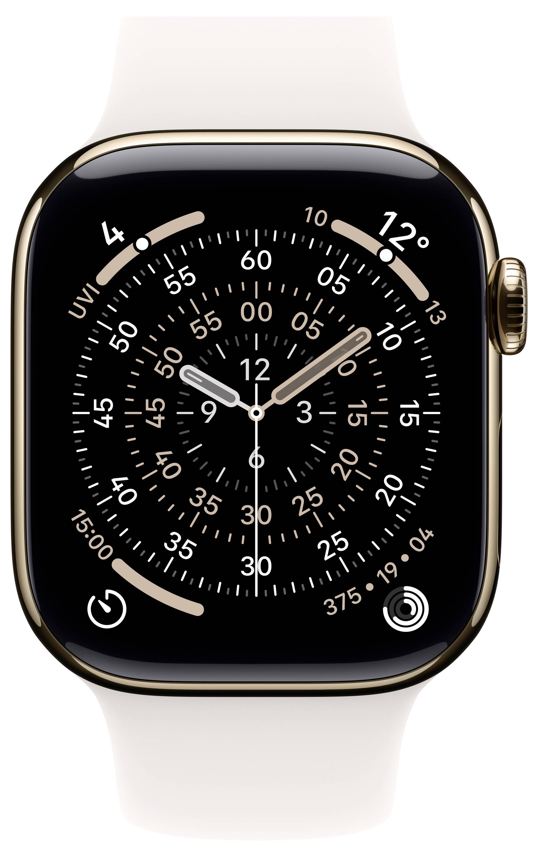 Apple Watch Series 11 GPS + Cellular 42mm Titangehäuse Sport Band Blassrosa M/L