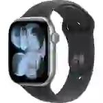 Apple Watch Series 11 GPS + Cellular 46mm Aluminiumgehäuse Sport Band Schwarz M/L Apple Watch Series 11 GPS + Cellular 46mm Aluminiumgehäuse Sport Band Schwarz M/L