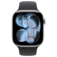 Apple Watch Series 11 GPS + Cellular 46mm Aluminiumgehäuse Sport Band Schwarz M/L Apple Watch Series 11 GPS + Cellular 46mm Aluminiumgehäuse Sport Band Schwarz M/L