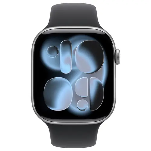 Apple Watch Series 11 GPS + Cellular 46mm Aluminiumgehäuse Sport Band Schwarz M/L Apple Watch Series 11 GPS + Cellular 46mm Aluminiumgehäuse Sport Band Schwarz M/L