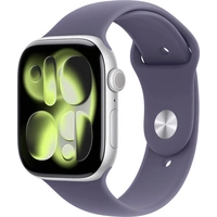 Apple Watch Series 11 GPS + Cellular 46mm Aluminiumgehäuse Sport Band Nebelviolett S/M Apple Watch Series 11 GPS + Cellular 46mm Aluminiumgehäuse Sport Band Nebelviolett S/M