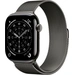 Apple Watch Series 11 GPS + Cellular 46mm Titangehäuse Milanese Loop Schiefer S/M Apple Watch Series 11 GPS + Cellular 46mm Titangehäuse Milanese Loop Schiefer S/M