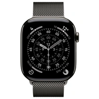 Apple Watch Series 11 GPS + Cellular 46mm Titangehäuse Milanese Loop Schiefer S/M Apple Watch Series 11 GPS + Cellular 46mm Titangehäuse Milanese Loop Schiefer S/M