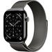 Apple Watch Series 11 GPS + Cellular 46mm Titangehäuse Milanese Loop Schiefer M/L Apple Watch Series 11 GPS + Cellular 46mm Titangehäuse Milanese Loop Schiefer M/L