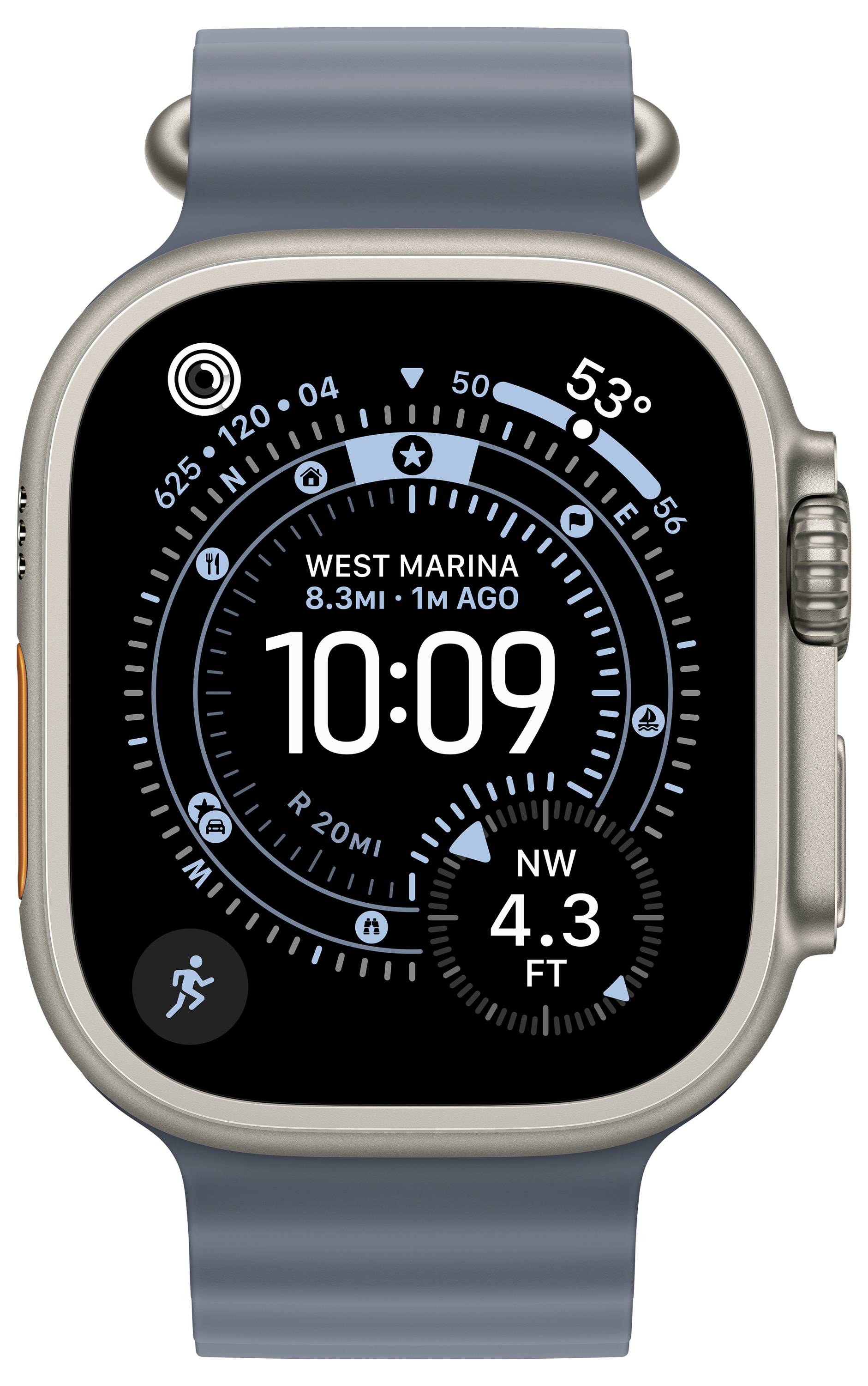 Apple Watch Ultra 3 GPS + Cellular 49mm Titangehäuse Ocean Band