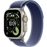 Apple Watch Ultra 3 GPS + Cellular 49mm Titangehäuse Trail Loop Blau/Hellblau M/L Apple Watch Ultra 3 GPS + Cellular 49mm Titangehäuse Trail Loop Blau/Hellblau M/L