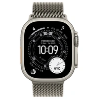 Apple Watch Ultra 3 GPS + Cellular 49mm Titangehäuse Milanese Loop Natur M Apple Watch Ultra 3 GPS + Cellular 49mm Titangehäuse Milanese Loop Natur M