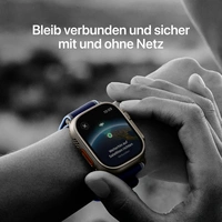 Apple Watch Ultra 3 GPS + Cellular 49mm Titangehäuse Milanese Loop Natur L Apple Watch Ultra 3 GPS + Cellular 49mm Titangehäuse Milanese Loop Natur L