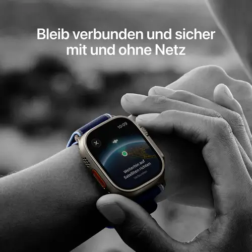 Apple Watch Ultra 3 GPS + Cellular 49mm Titangehäuse Alpine Loop Schwarz L Apple Watch Ultra 3 GPS + Cellular 49mm Titangehäuse Alpine Loop Schwarz L