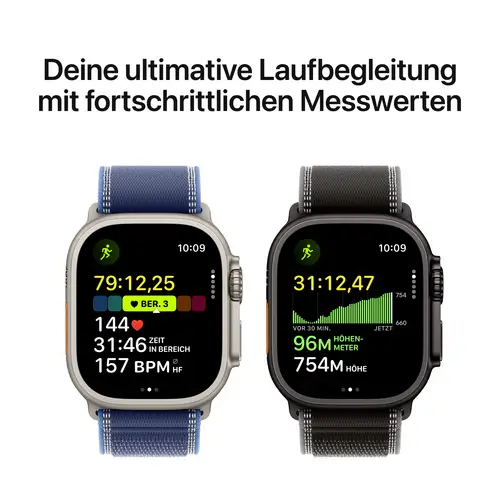 Apple Watch Ultra 3 GPS + Cellular 49mm Titangehäuse Alpine Loop Schwarz L Apple Watch Ultra 3 GPS + Cellular 49mm Titangehäuse Alpine Loop Schwarz L