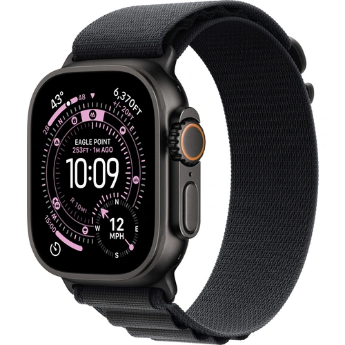 Apple Watch Ultra 3 GPS + Cellular 49mm Titangehäuse Alpine Loop Schwarz L Apple Watch Ultra 3 GPS + Cellular 49mm Titangehäuse Alpine Loop Schwarz L