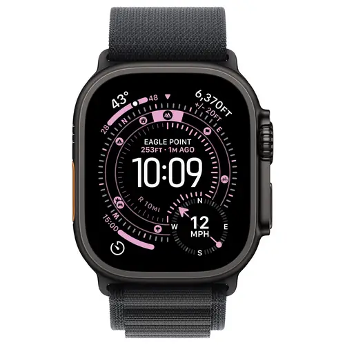 Apple Watch Ultra 3 GPS + Cellular 49mm Titangehäuse Alpine Loop Schwarz L Apple Watch Ultra 3 GPS + Cellular 49mm Titangehäuse Alpine Loop Schwarz L