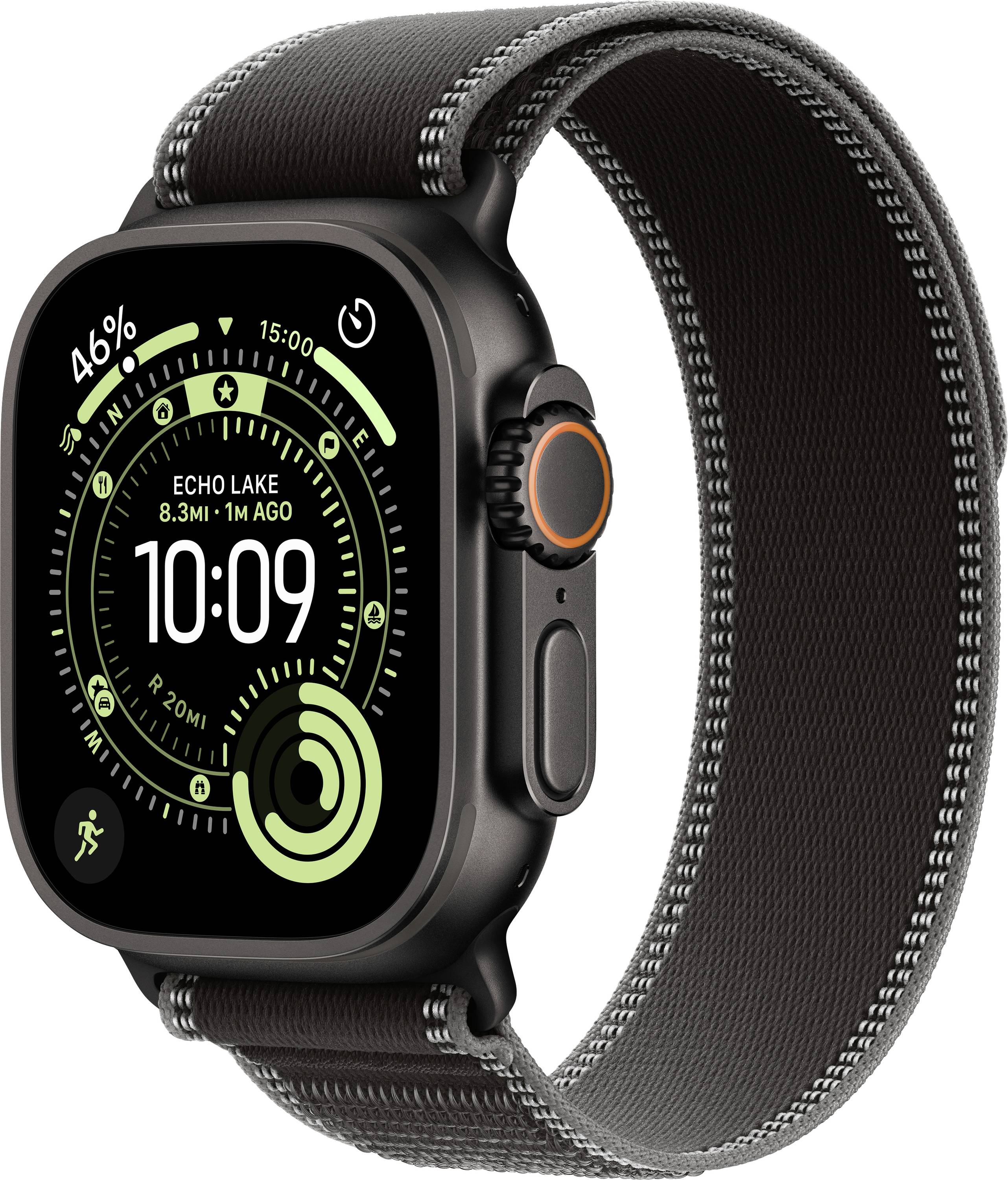 Apple Watch Ultra 3 GPS + Cellular 49mm Titangehäuse Trail Loop S/M