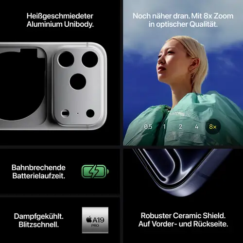 Apple iPhone 17 Pro Tief-Blau 1 TB 16 cm (6.3 Zoll) Apple iPhone 17 Pro Tief-Blau 1 TB 16 cm (6.3 Zoll)