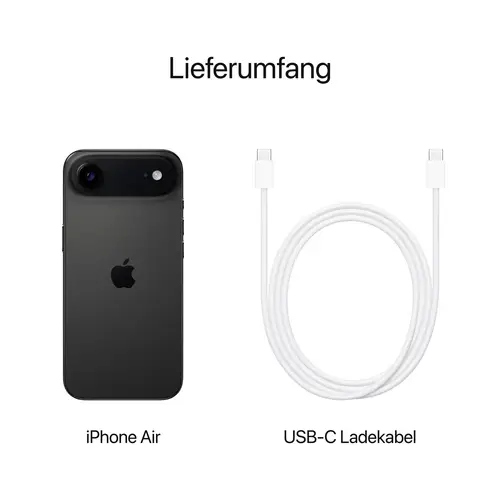 Apple iPhone Air Space Schwarz 256 GB 16.5 cm (6.5 Zoll) Apple iPhone Air Space Schwarz 256 GB 16.5 cm (6.5 Zoll)