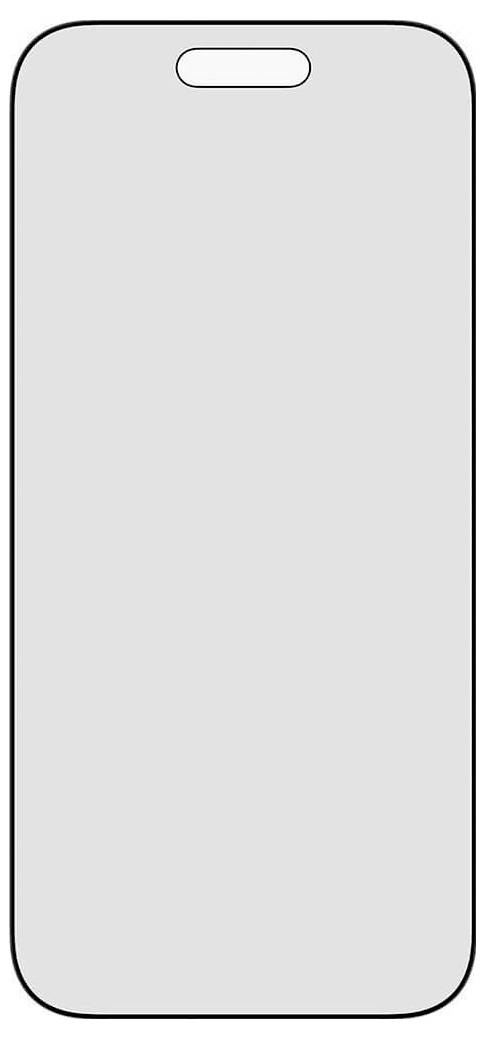 Darstellung eines Smartphones mit einer pillenförmigen Aussparung in der Mitte oben auf dem Bildschirm.