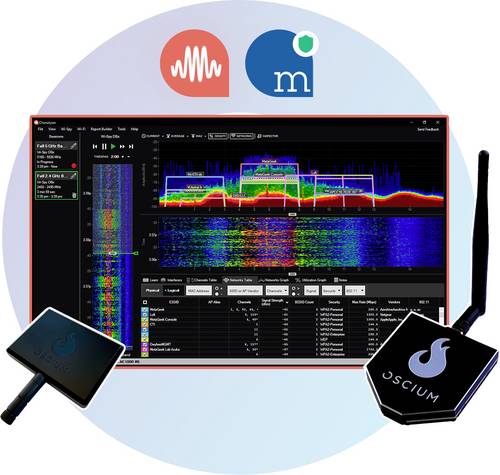 Oscium Netzwerkprüfgerät OS-BUN-SPECTRUM Spectrum Bundle Netzwerk