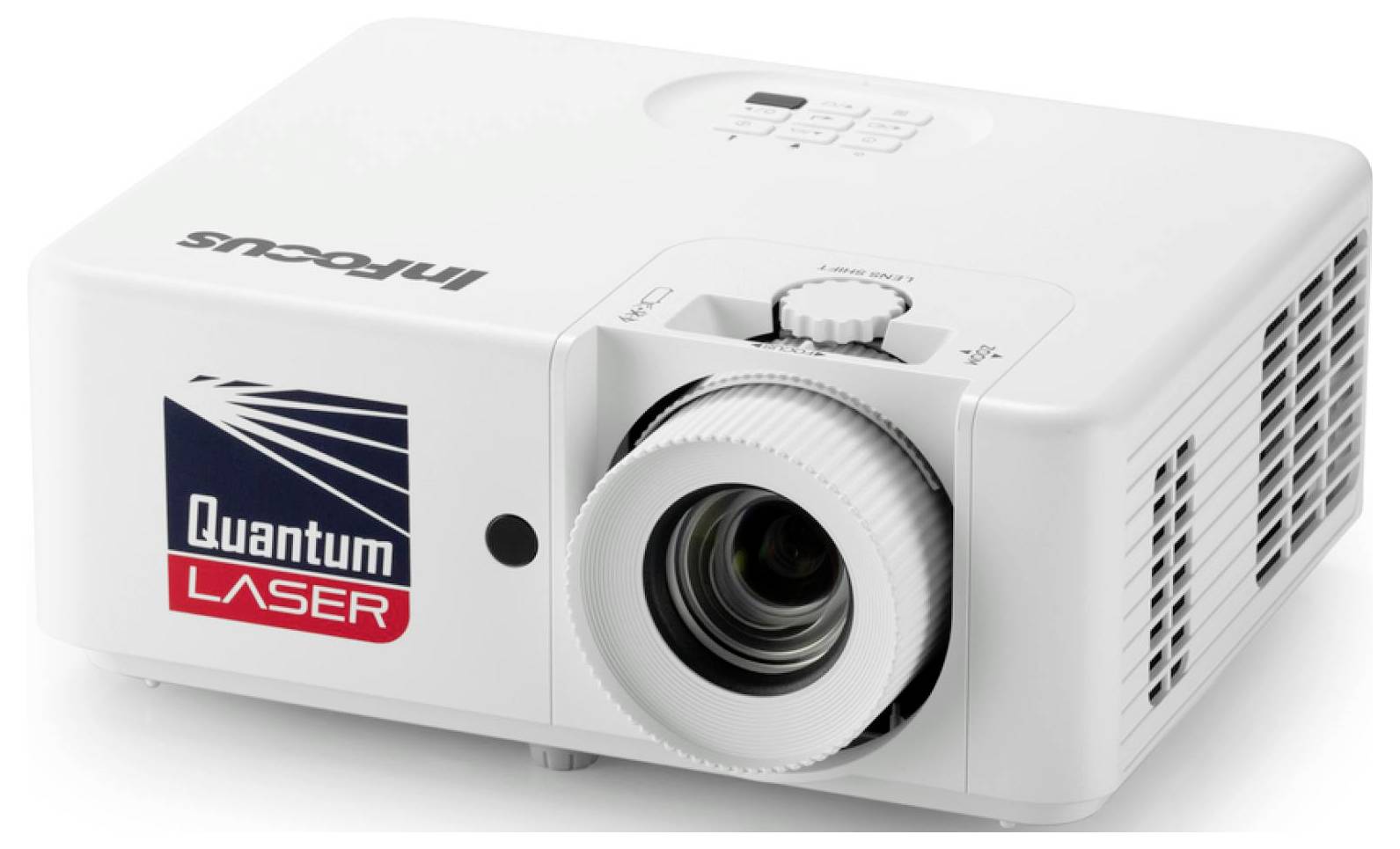 Ein weißer Impocus-Projektor mit einem 