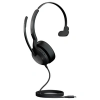 Jabra Evolve2 50 MS monaural USB-C On Ear Headset Schwarz Jabra Evolve2 50 MS monaural USB-C On Ear Headset Schwarz