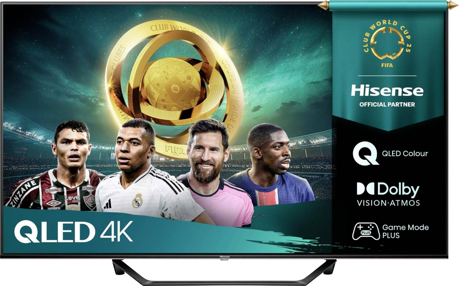 Hisense 43A7Q QLED-TV 108 cm 43 Zoll EEK E (A - G) DVB-T2, DVB-C, DVB-S2, UHD, Smart TV, WLAN Schwarz