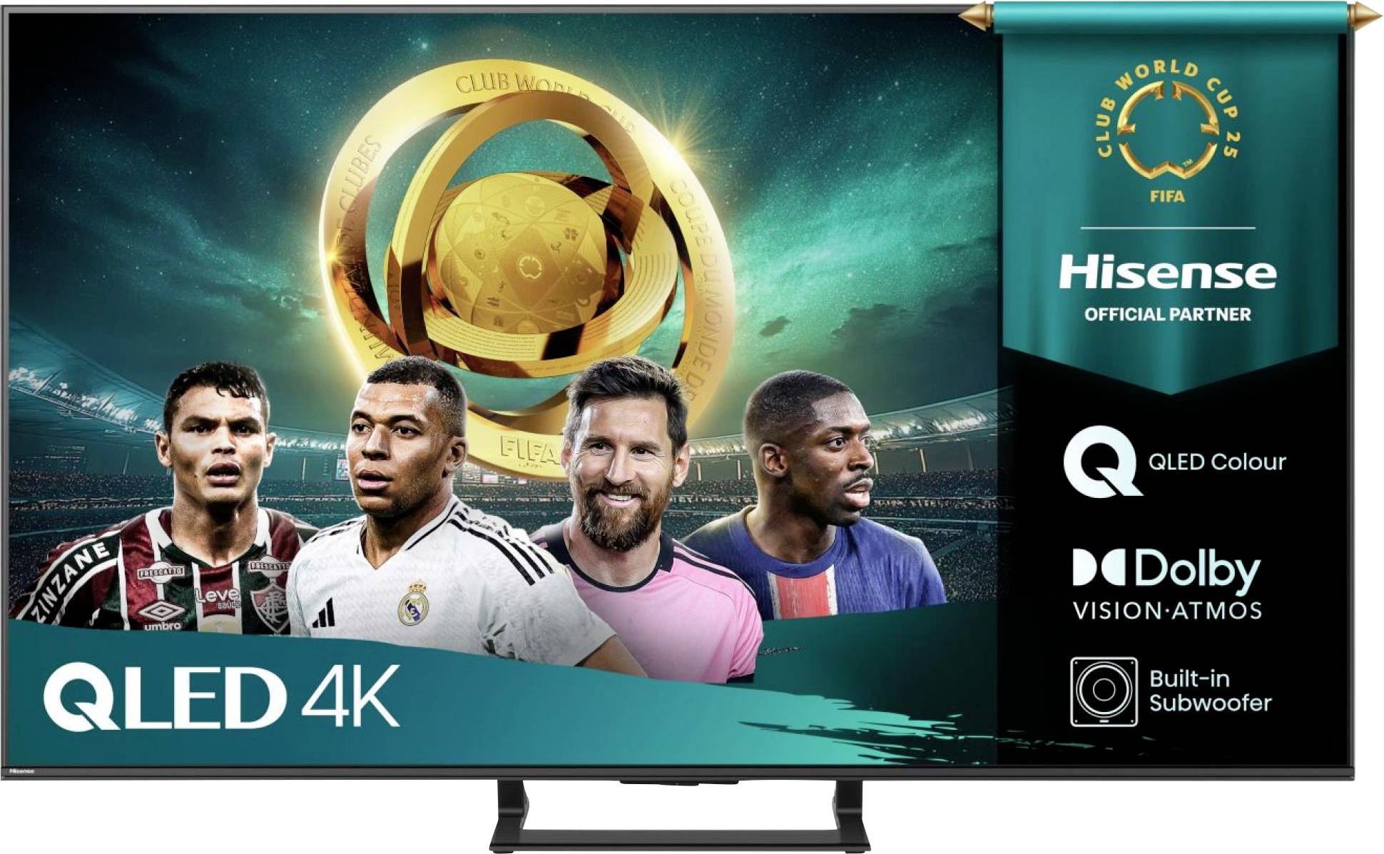 Hisense 50A7Q QLED-TV 126cm 50 Zoll EEK E (A - G) DVB-T2, DVB-C, DVB-S2, UHD, Smart TV, WLAN Schwarz