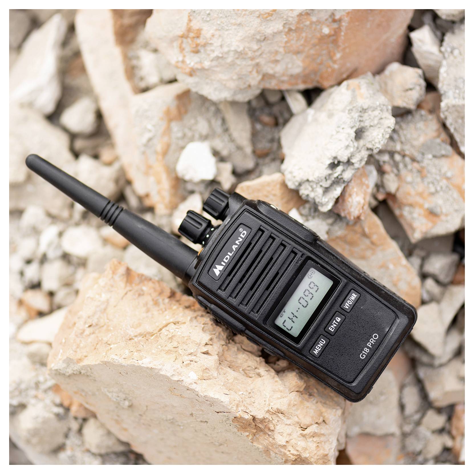 Midland G18 Pro NC, PMR446 Funkgerät C1145.04 PMR-Funkgerät