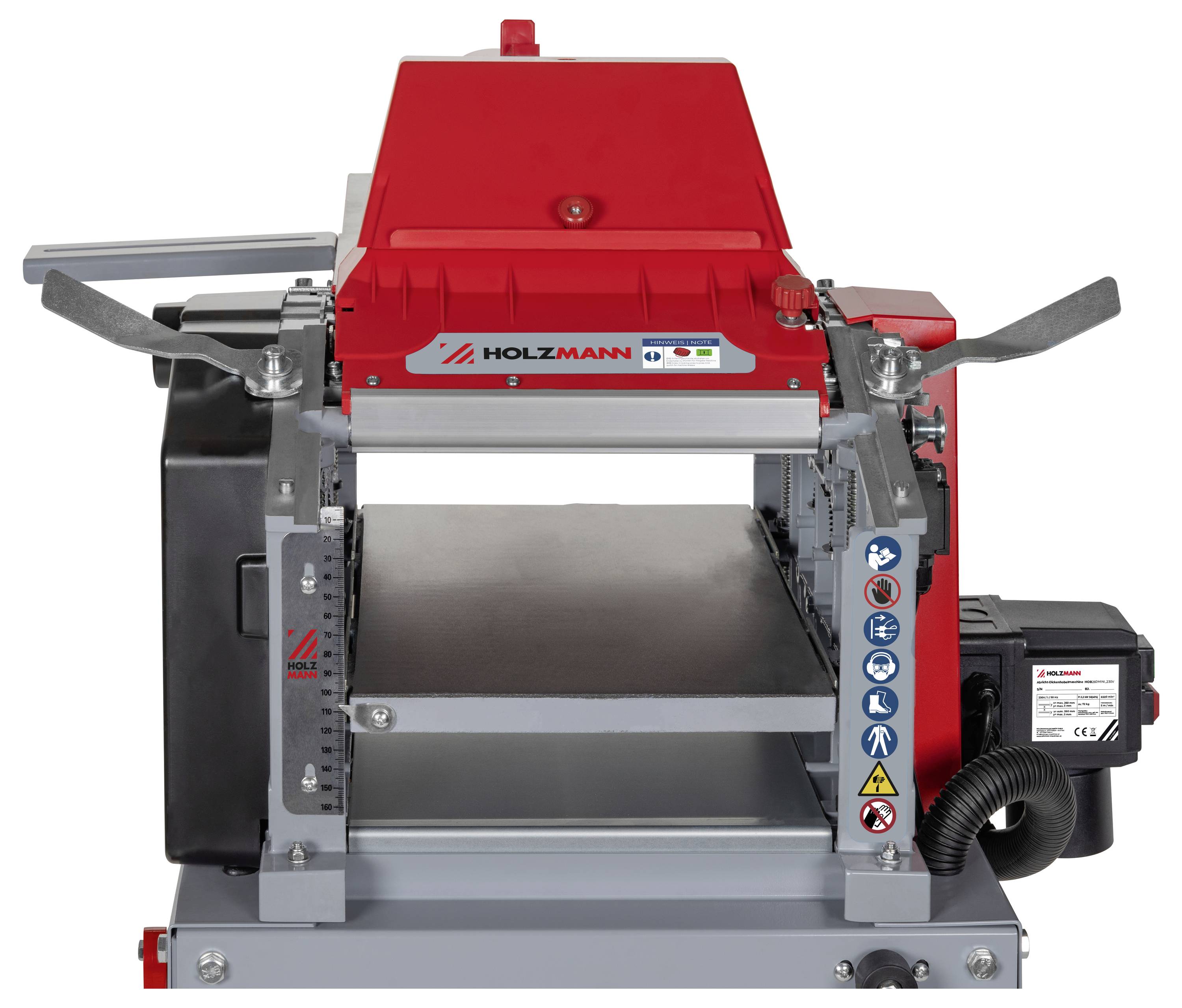 Holzmann Maschinen HOB260MINI_400V Abricht- und Dickenhobelmaschine 63mm