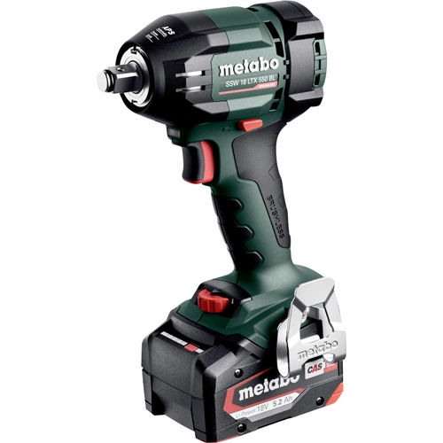 Metabo SSW 18 LTX 550 BL 602404650 Akku-Schlagschrauber 18V Anzahl mitgelieferte Akkus 2 5.2Ah Li-Ion Metabo SSW 18 LTX 550 BL 602404650 Akku-Schlagschrauber 18V Anzahl mitgelieferte Akkus 2 5.2Ah Li-Ion