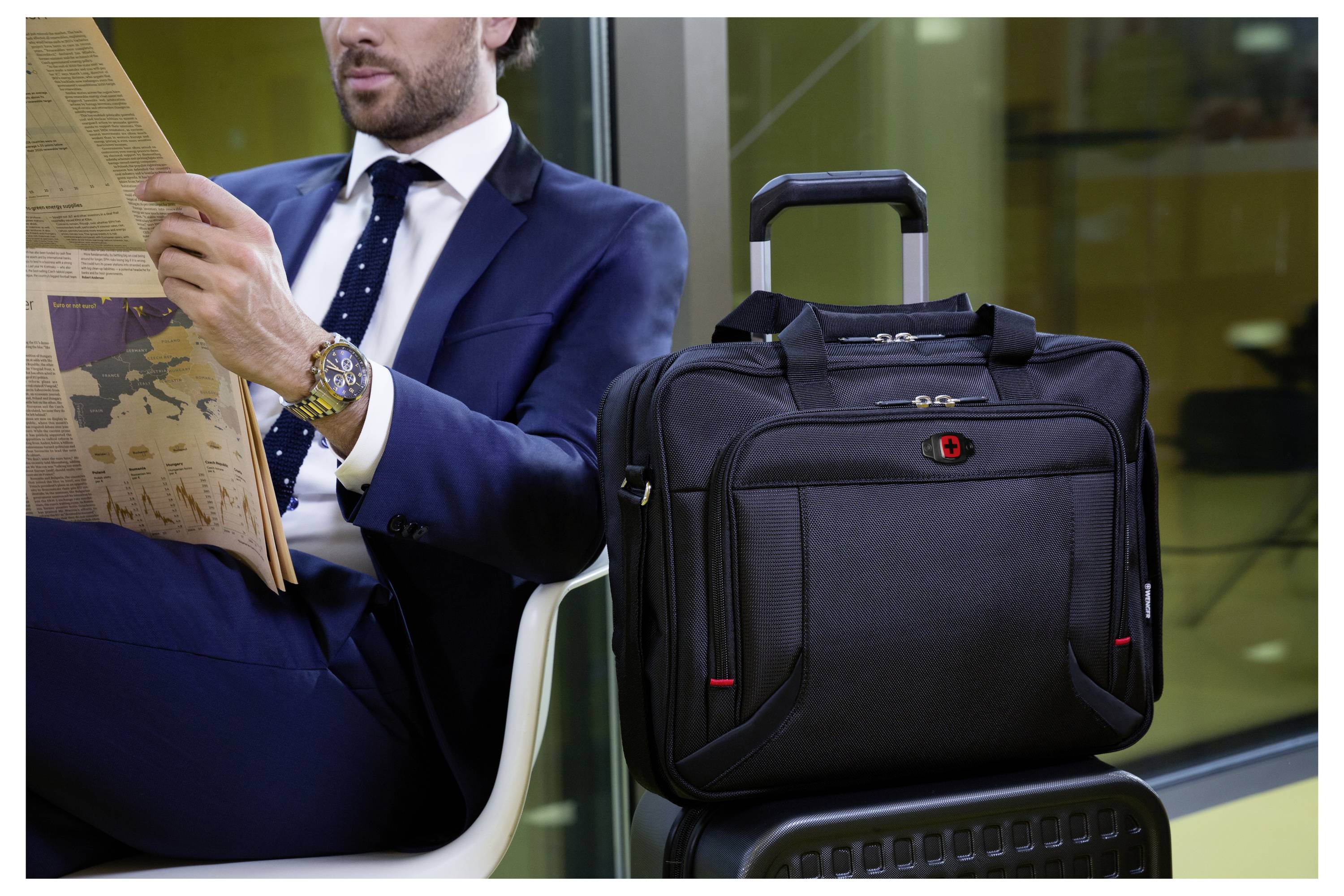 Wenger Notebook Tasche Passend für maximal: 35,6cm (14") Schwarz