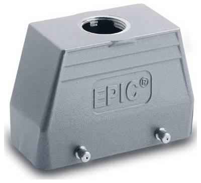 Graues Anschlussgehäuse mit dem Wort 