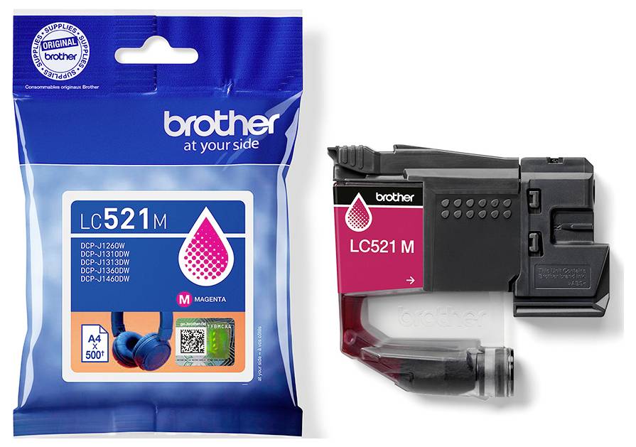 Brother Druckerpatrone LC521M - Magenta - original - Ki Original Magenta LC521M