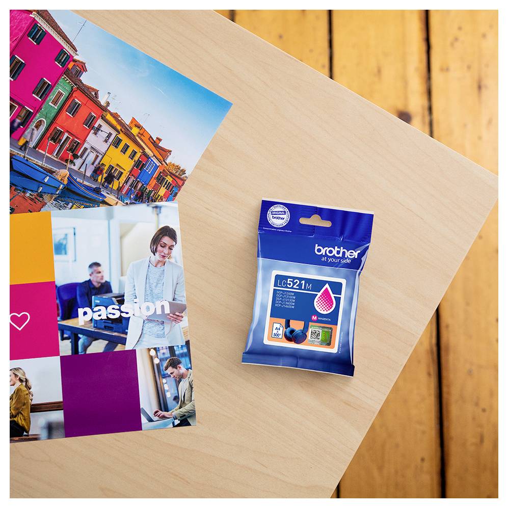 Brother Druckerpatrone LC521M - Magenta - original - Ki Original Magenta LC521M