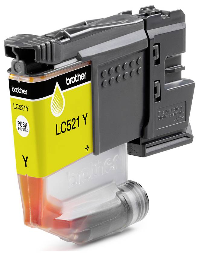 Brother Druckerpatrone LC521Y - Gelb - original - Kisse Original Gelb LC521Y