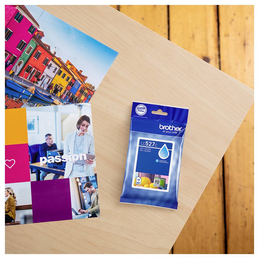 Brother Druckerpatrone LC527C - Cyan - original - Kisse Original Cyan LC527C