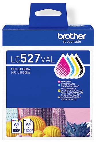 Brother Druckerpatrone LC527 Value Pack - 4er-Pack - Sc Original Kombi-Pack Cyan, Gelb, Mag