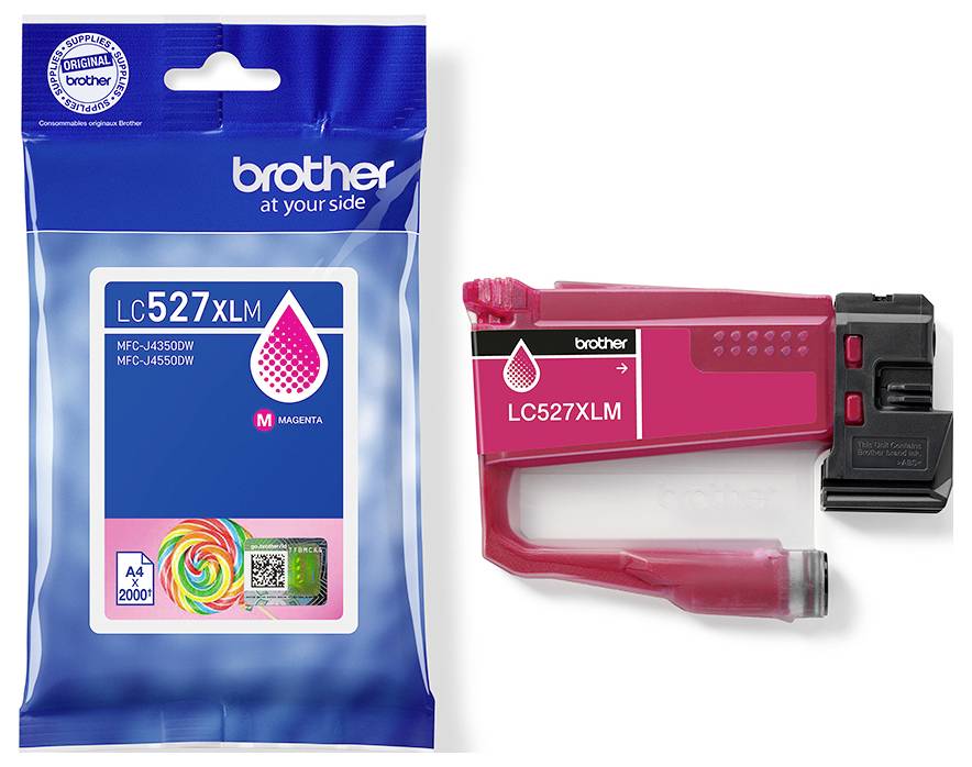 Brother Druckerpatrone LC527XLM - Hohe Ergiebigkeit - M Original Magenta LC527XLM