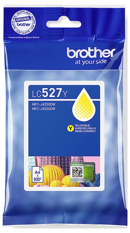 Brother Druckerpatrone LC527Y - Gelb - original - Kisse Original Gelb LC527Y