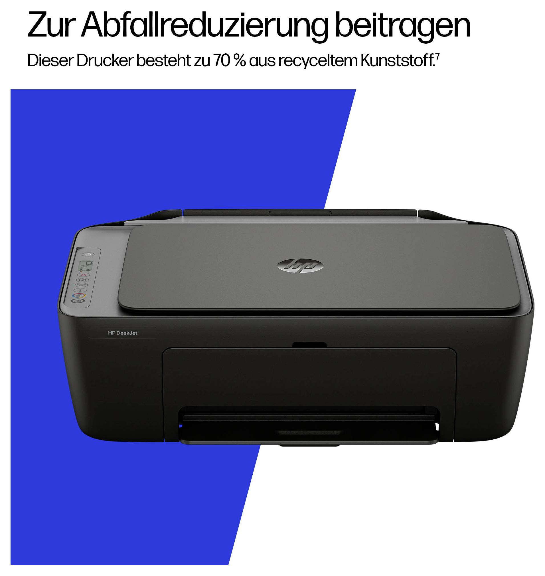 HP Deskjet 2920 Multifunktionsdrucker Tintenstrahl Farbe A4 Drucker, Scanner, Kopierer