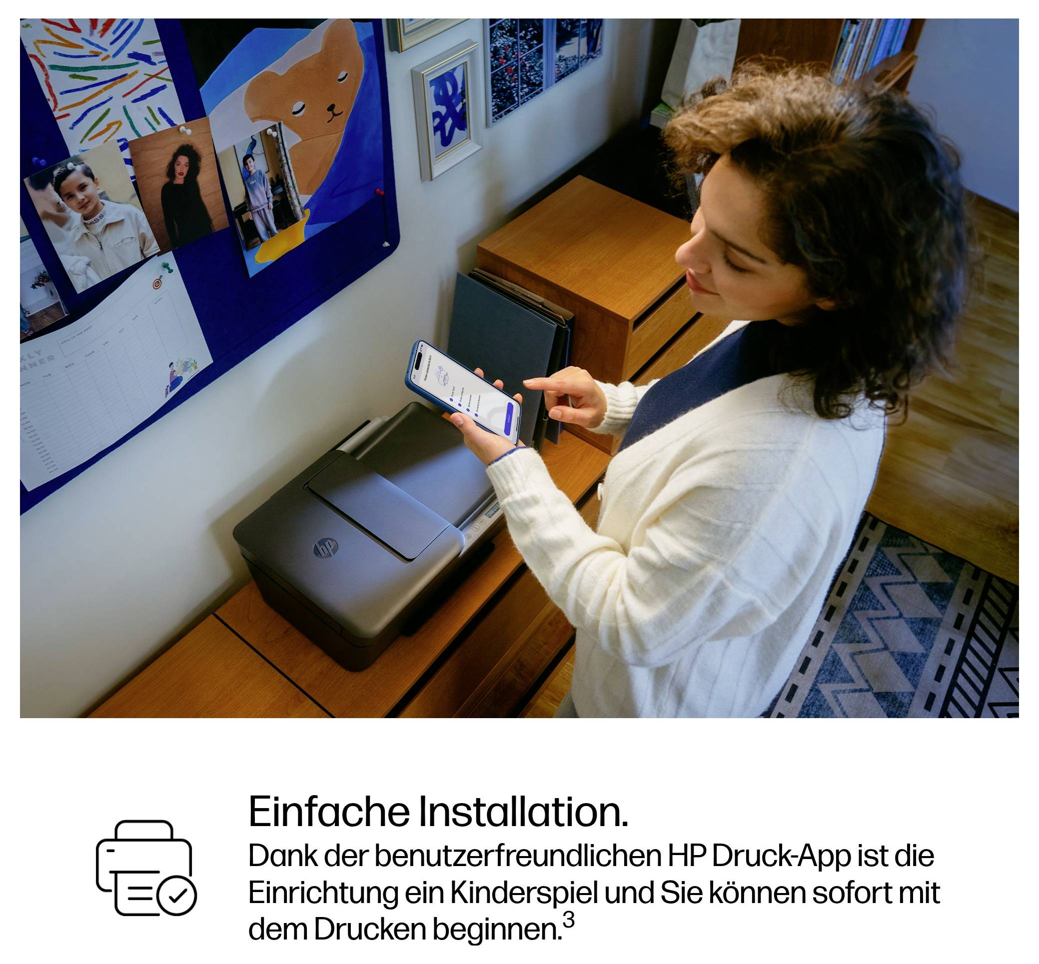 HP Deskjet 4320 Multifunktionsdrucker Tintenstrahl Farbe A4 Drucker, Scanner, Kopierer