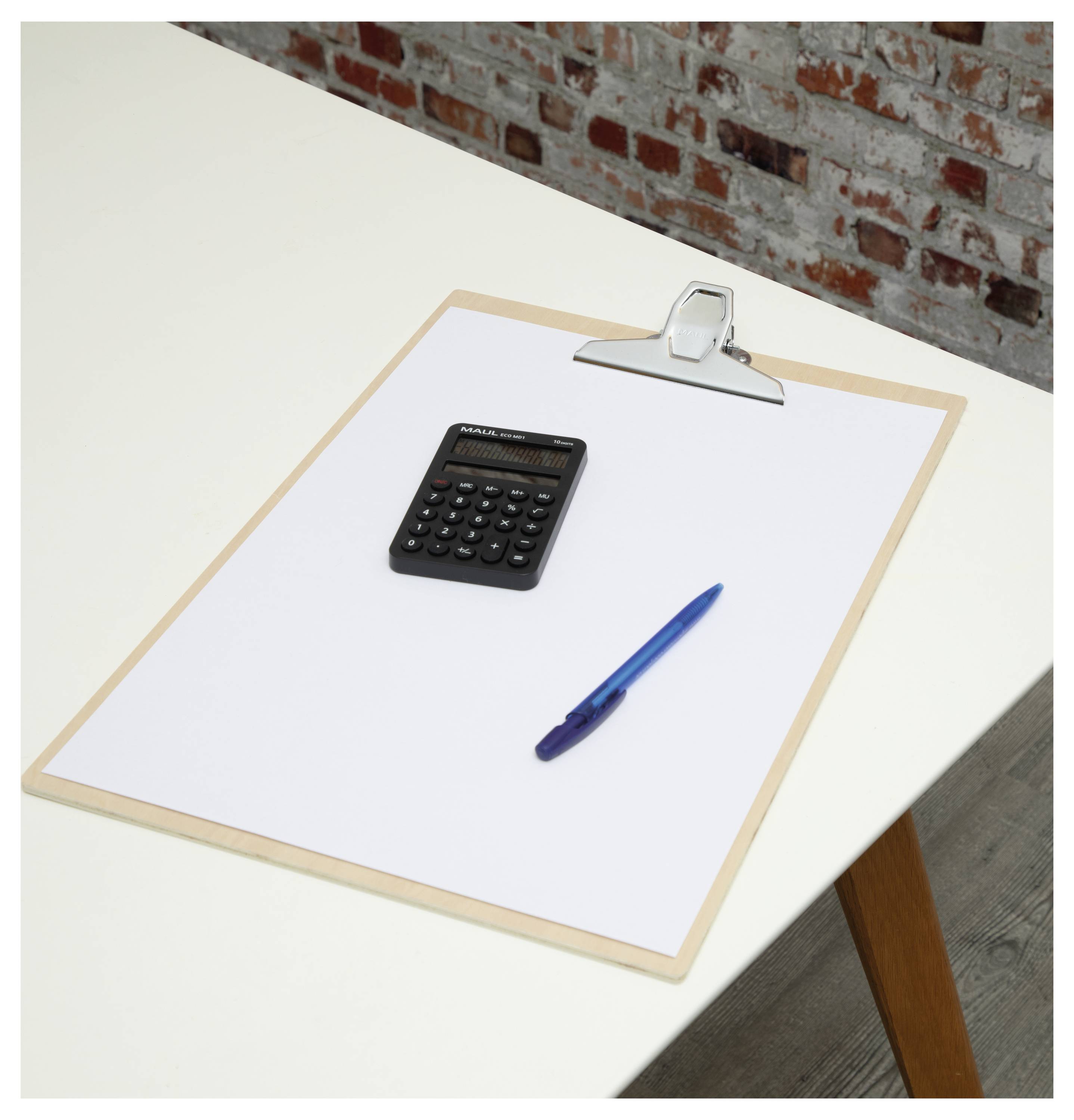 Maul Klemmbrett 2394770 Braun (B x H x T) 46.9 x 31 x 3.7cm