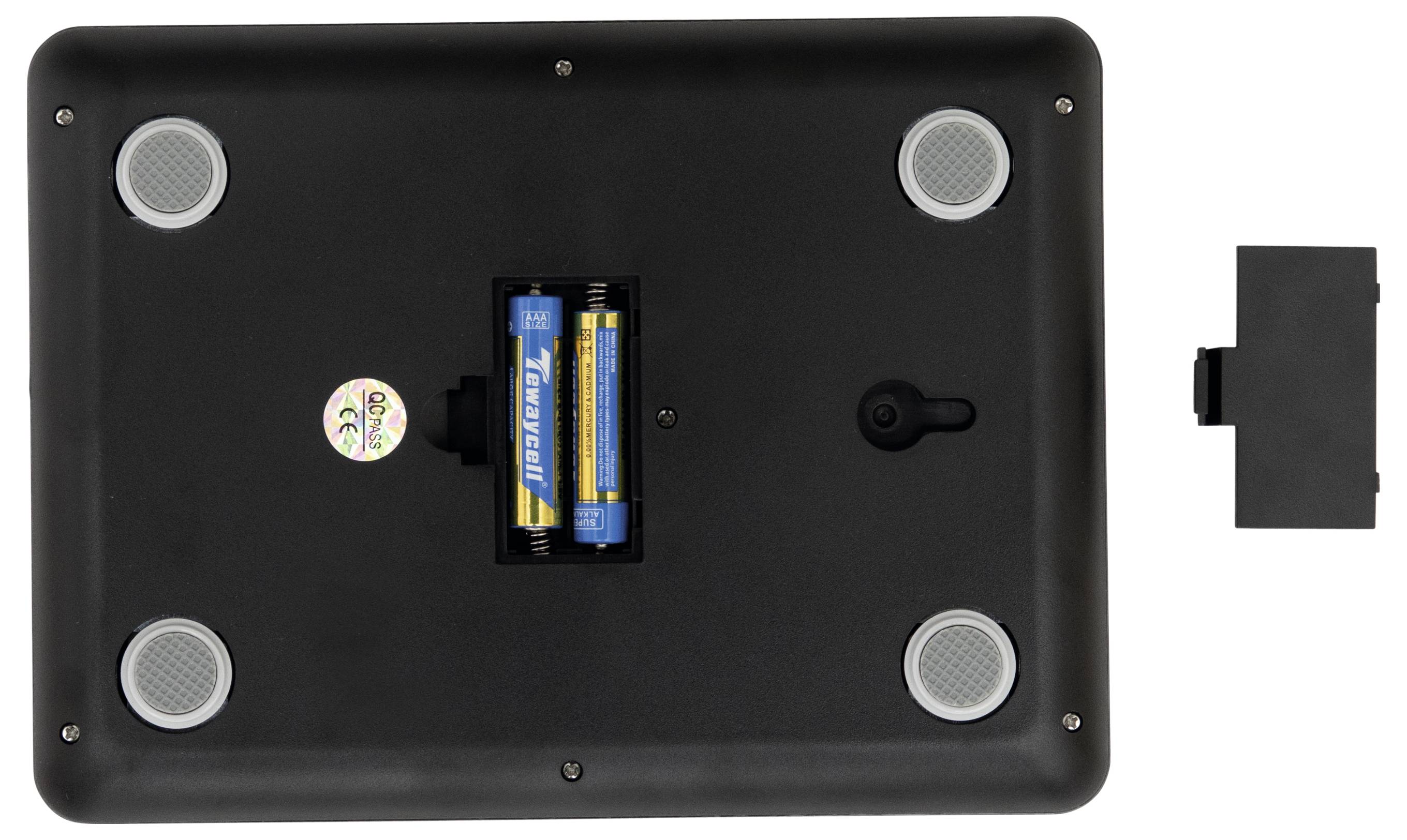 Maul MAULlibra Briefwaage 1657090 Wägebereich (max.) 5000g Ablesbarkeit 1g batteriebetrieben Schwarz, Silber