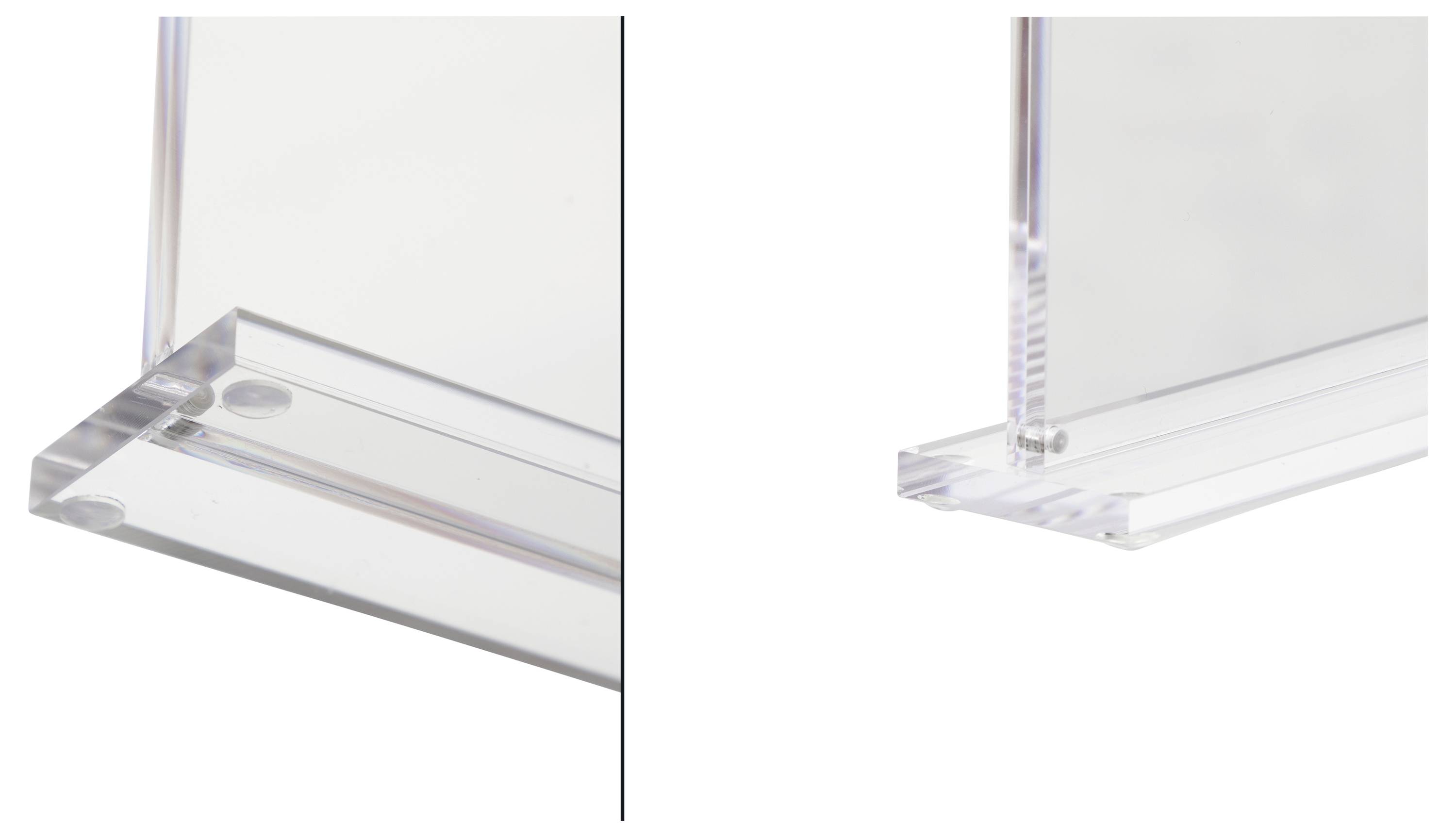 Maul 1948005 MAULvision Tischaufsteller T-Form Verwendung für Papierformat: DIN A6 Transparent 1St.